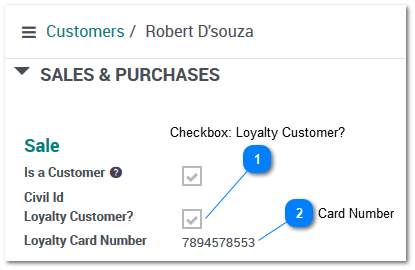 How to set/unset a loyalty customer